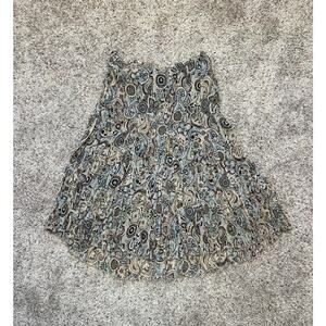 C.J Banks X 14W Whimsy Y2K Maxi Skirt Paisley Pleated Fairy Boho Asymmetric